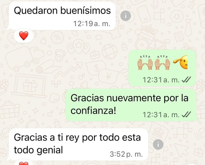 Mensaje real de un cliente de Vetaprint 3D