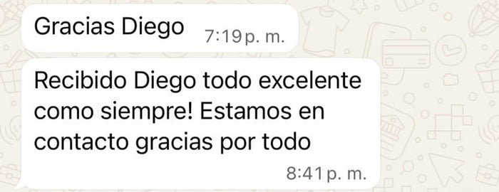 Mensaje real de un cliente de Vetaprint 3D